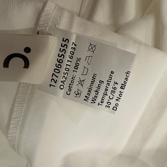 Commense White A-Line Skirt with Red Trim - Picture 6 of 7